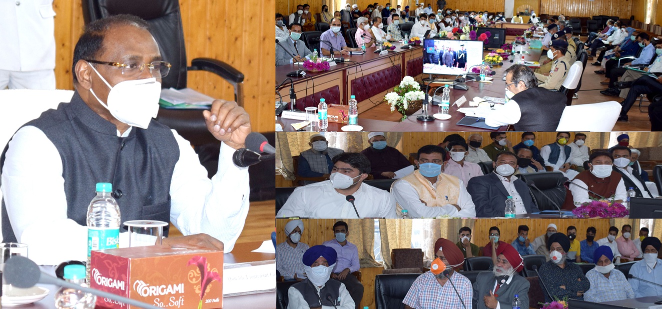Lt Governor asks people to come forward with their developmental needs, participate in Government’s decision making