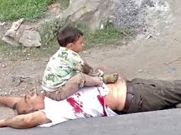 Sopore shootout: Every eye in Kashmir moist as 3-year-old tries to wake up his dead grandfather