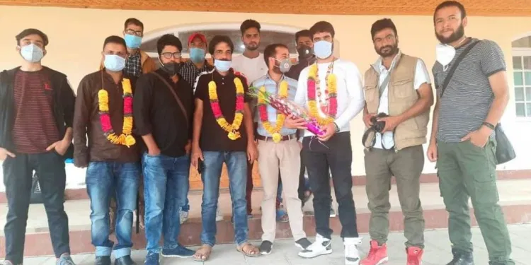 Bandipora working journalists association held elections Inayat Hajini elected as president of Bandipora Working journalists association