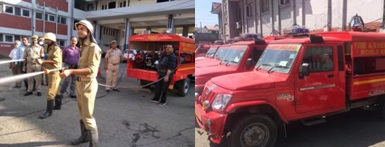 J&K gets Quick Response Vehicles for Fire Fighting