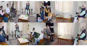 VC Jammu University, former MLC, various public delegations call on Lt Governor