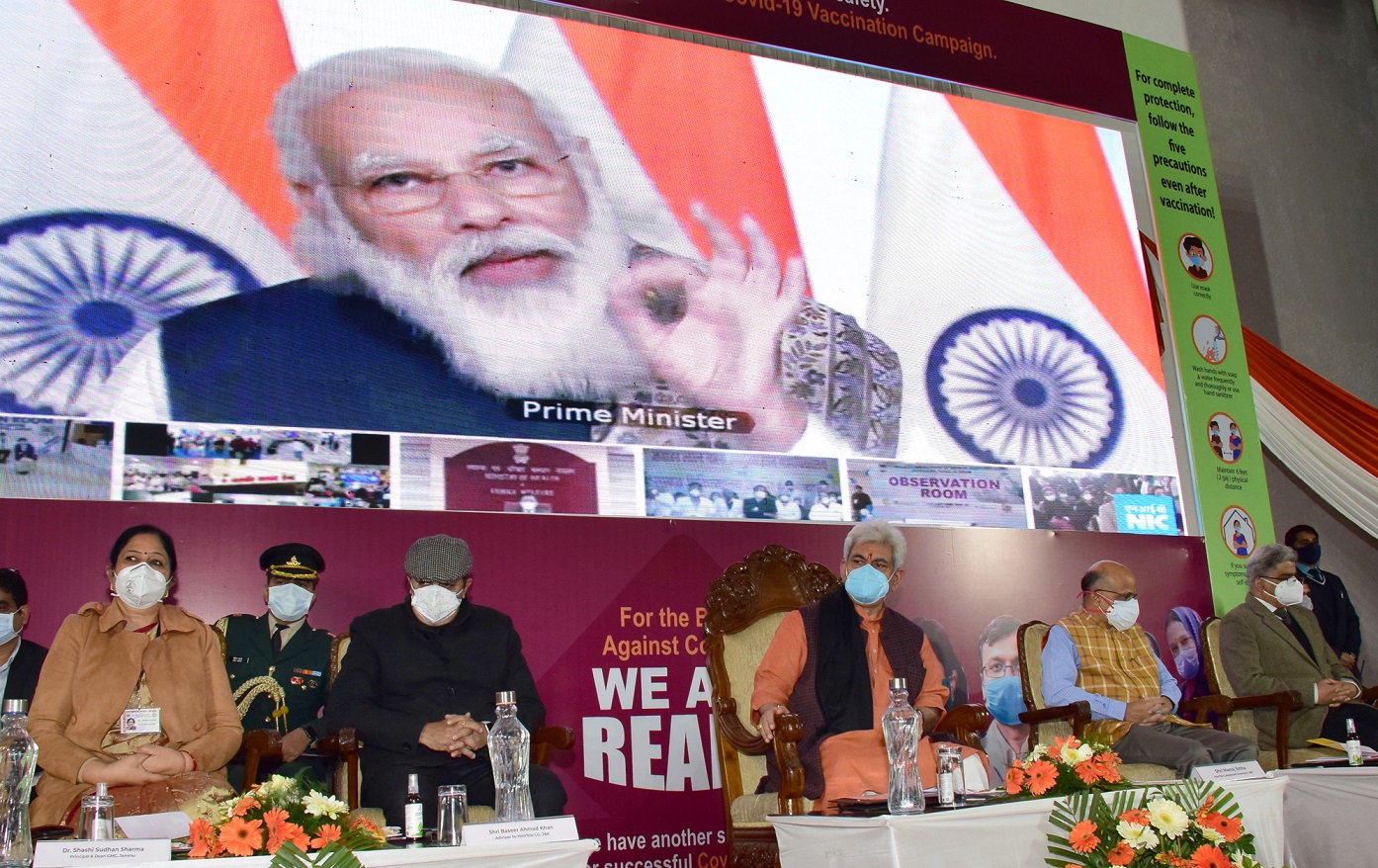 PM Modi launches world’s largest vaccination drive to eradicate COVID-19