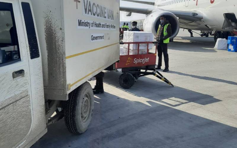 Second batch of Covishield vaccine arrives in Srinagar