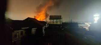 Fire Damages Several Army Barracks at Toto Ground in Batamaloo