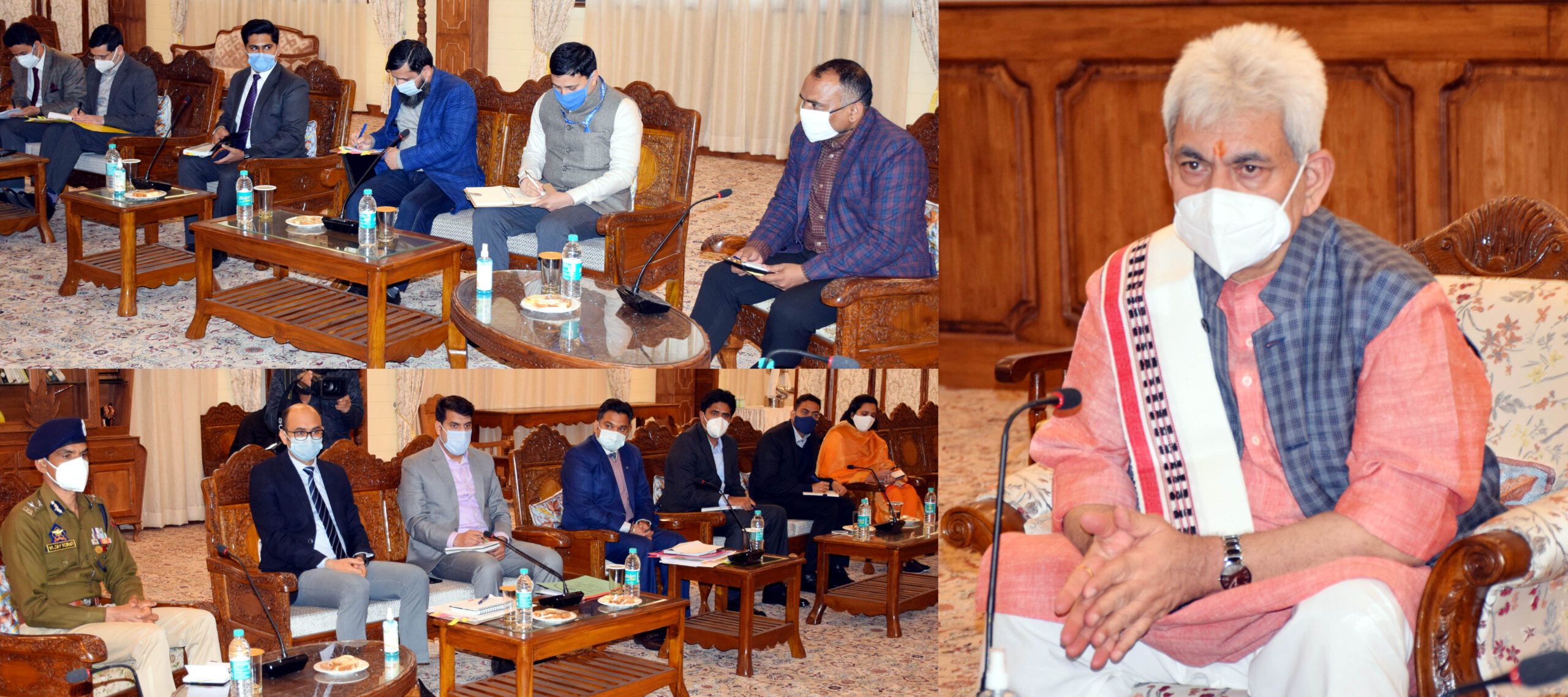 Lt Governor chairs meeting of all DCs of Kashmir Division