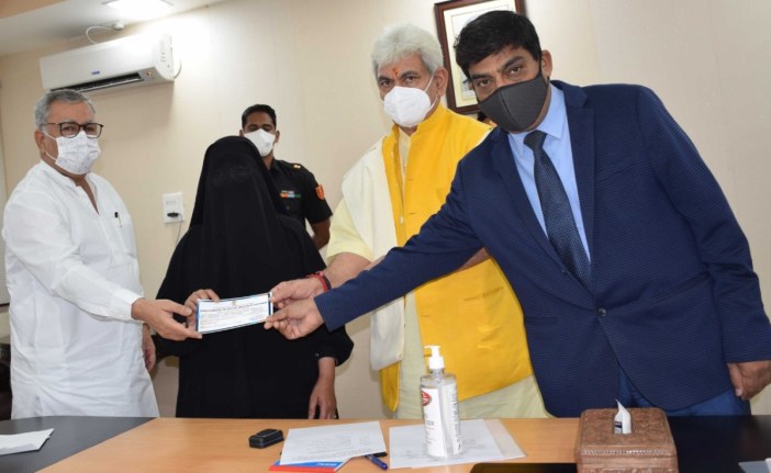 Lt Governor rolls out SASCM (सक्षम) social protection scheme for families affected by COVID-19