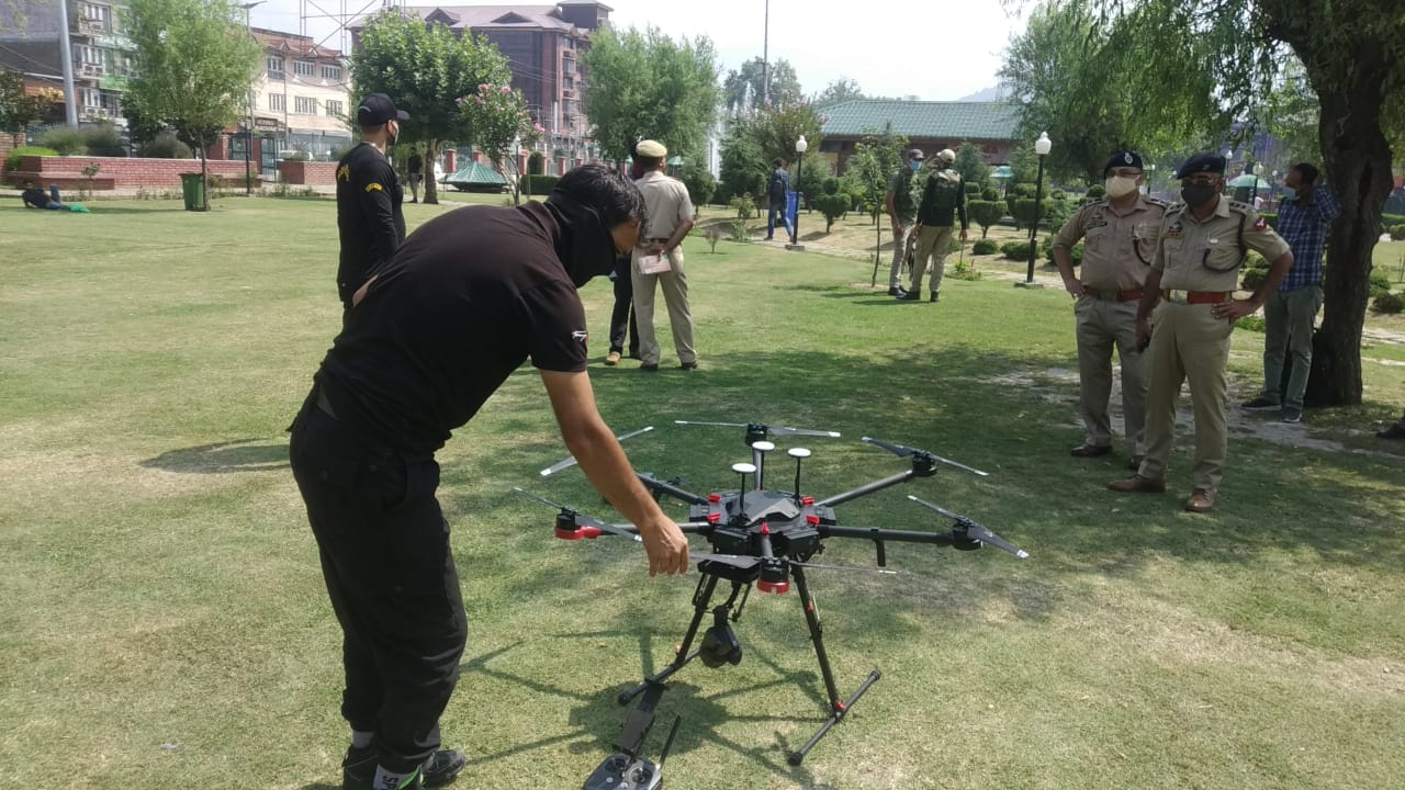 Police test drones for aerial surveillance in Sgr ahead of I-Day
