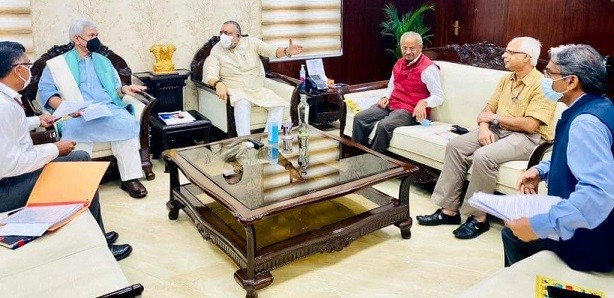 Lt Governor Meets Union Rural Development Minister