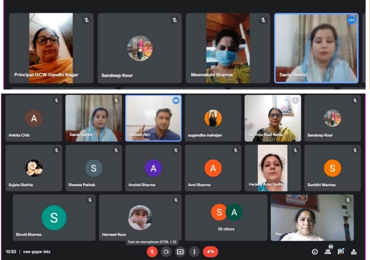 Govt PG College for Women Gandhi Nagar organises webinar on ‘World Ozone Day’