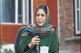 Mehbooba Asks for Opening of Jamia Masjid Srinagar and Dargah Hazratbal for Friday Prayers