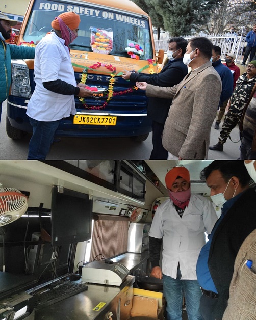 DC Doda flags off Mobile Food testing Van