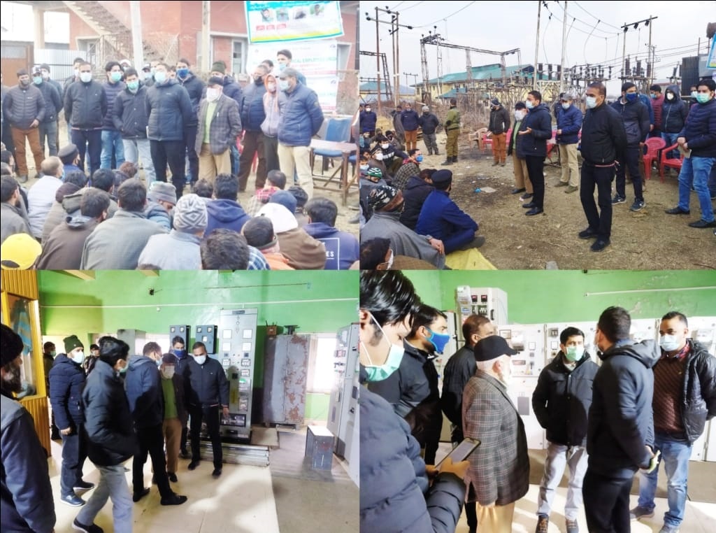 DM Shopian visits various Grid Stations of PDD