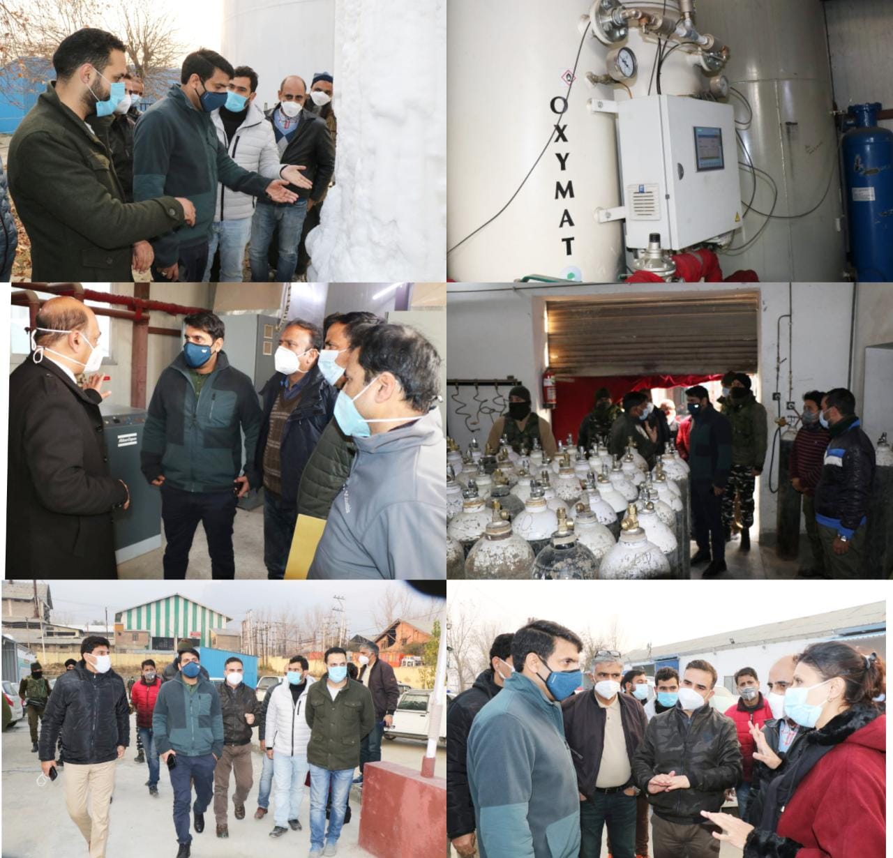 DC Srinagar visits GB Panth Hospital, 500 bedded Covid Hospital Khonmoh