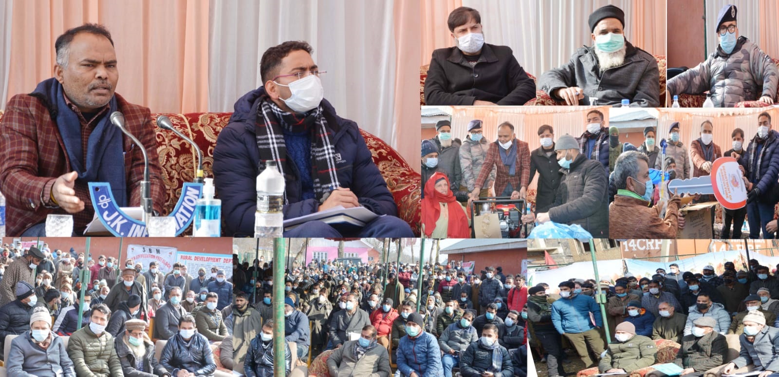 Div Com Kashmir visits Keller, Shopian