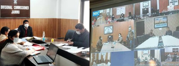 Div Com Jammu reviews implementation of social welfare schemes in districts