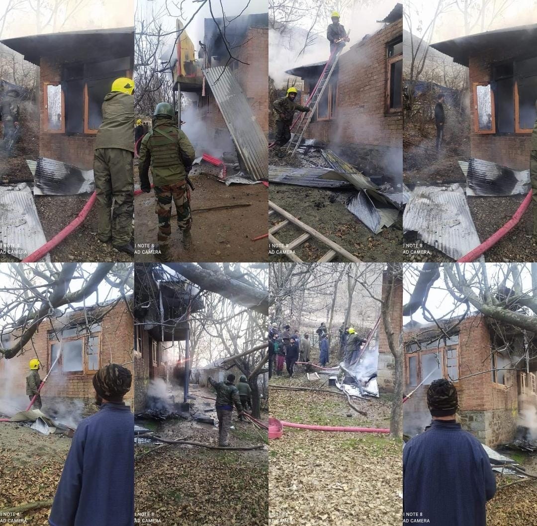 Residential house gutted in fire mishap at Langate