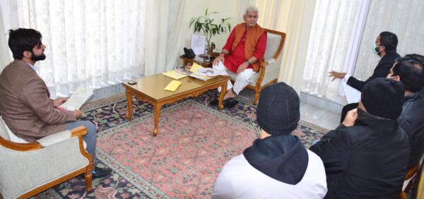 Corporator SMC, VC SKUAST-K call on Lt Governor