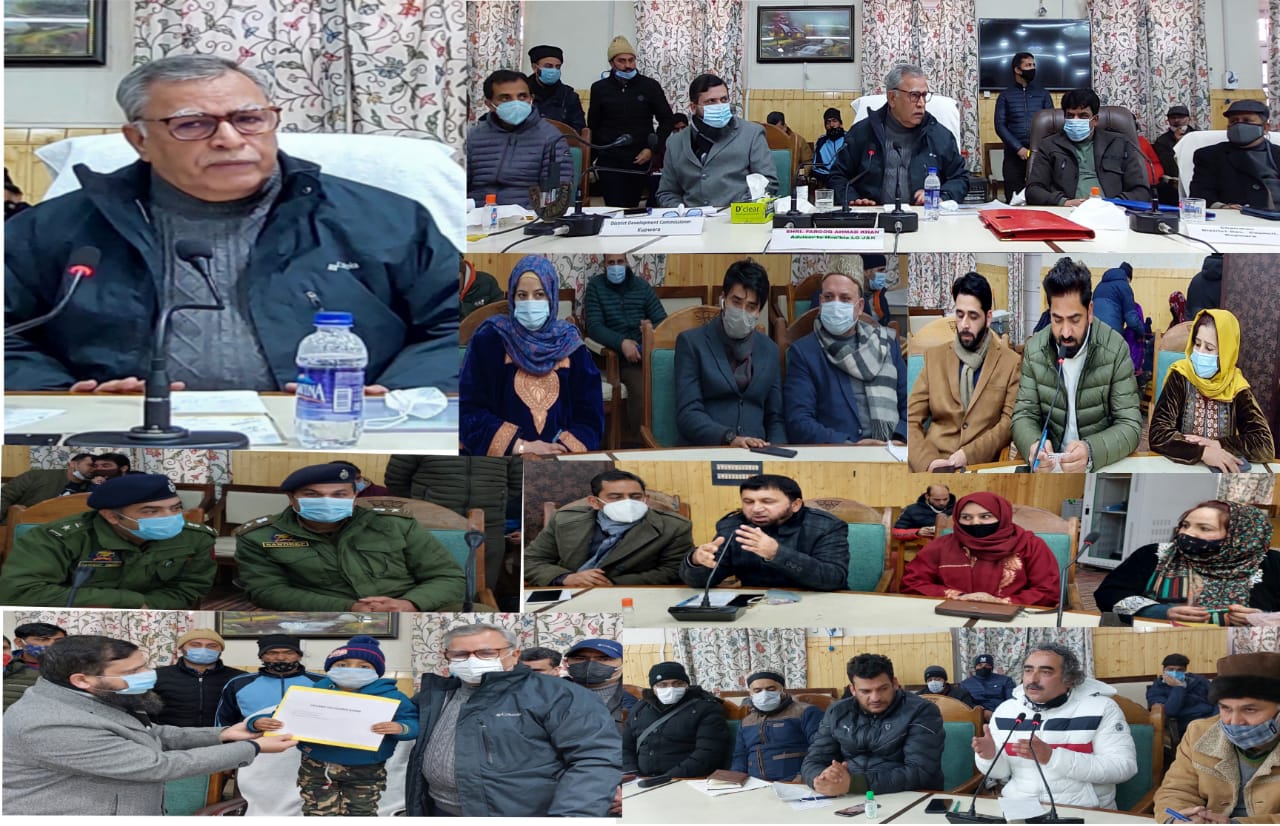 Advisor Farooq Khan visits Kupwara