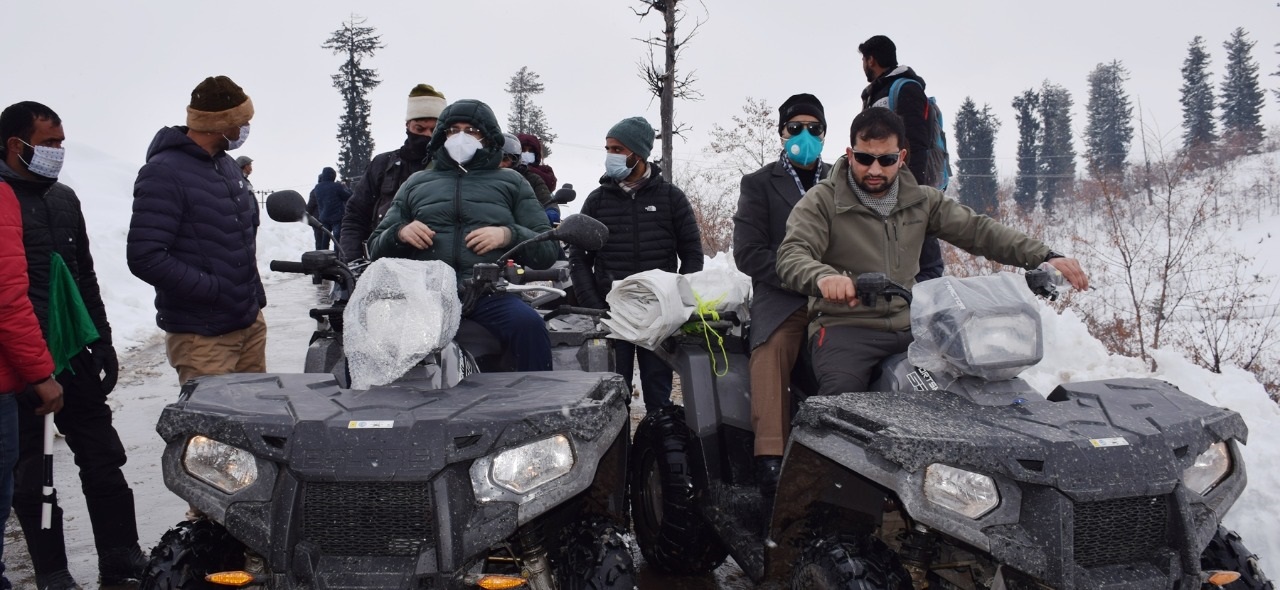 ATV rally, Ski show held at Doodpathri