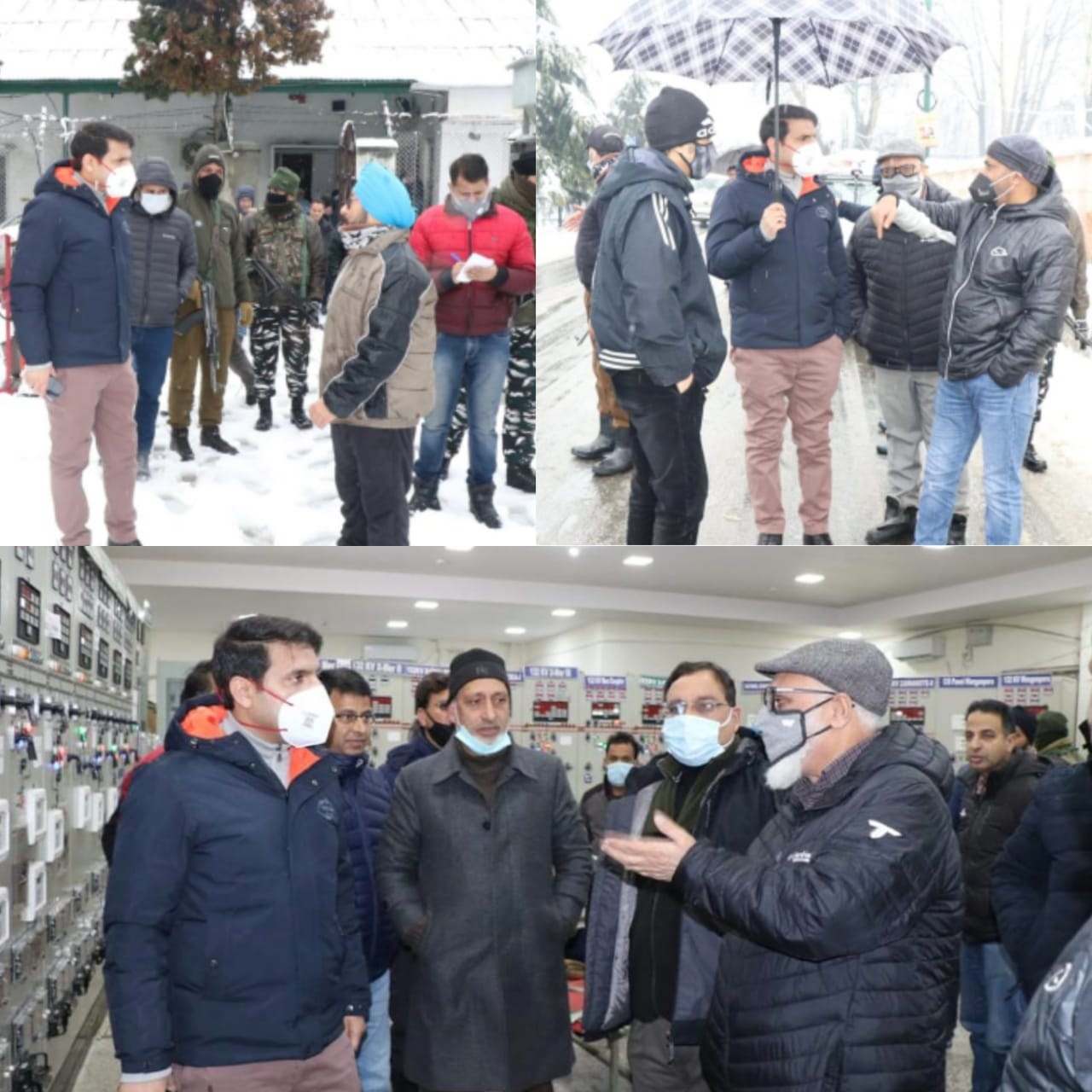 DC Srinagar tours City areas to oversee snow clearance, Power restoration