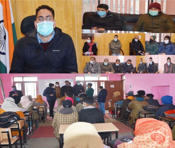 DM Shopian visits various educational institutions