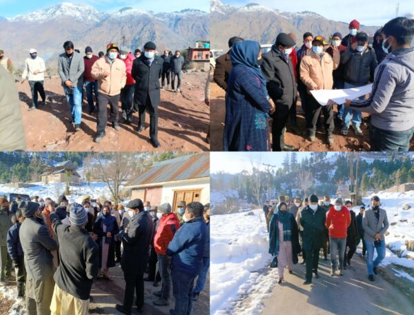 Div Com conducts tour of Sangaldan & Banihal areas of Ramban