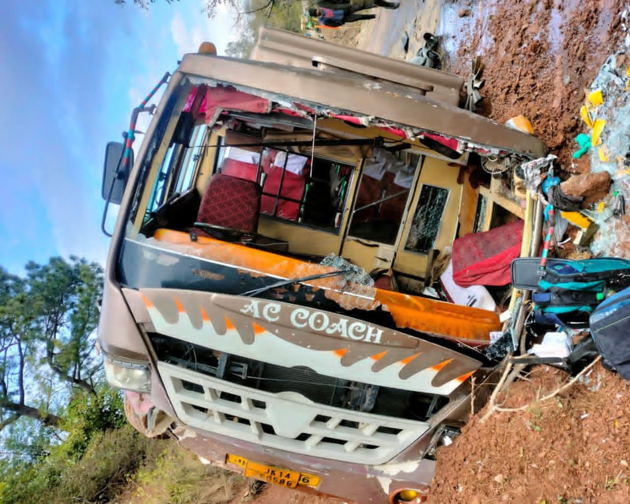 Woman killed, 13 injured in bus accident in J-K’s Kathua