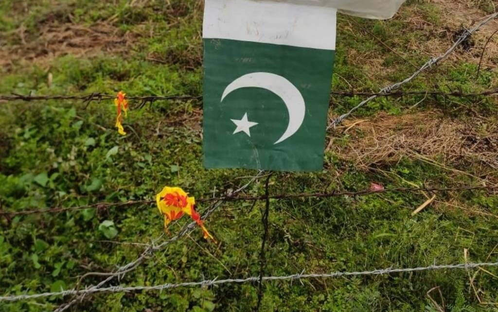 Pak flag seized along IB in J&K’s Samba