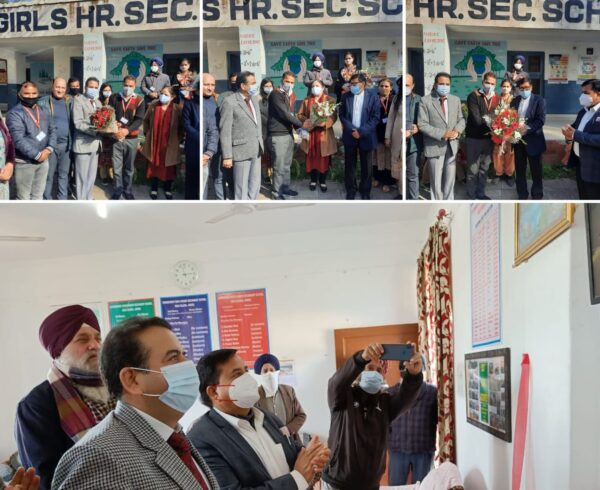 Principal Secretary School education visits HSSs, reviews functioning