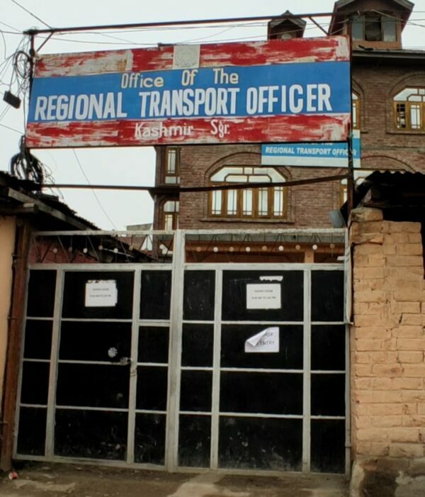 Five officials at RTO Kashmir office test COVID positive