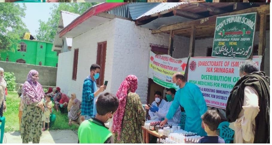 Immunity booster medicines distributed among 108867 beneficiaries at Shopian