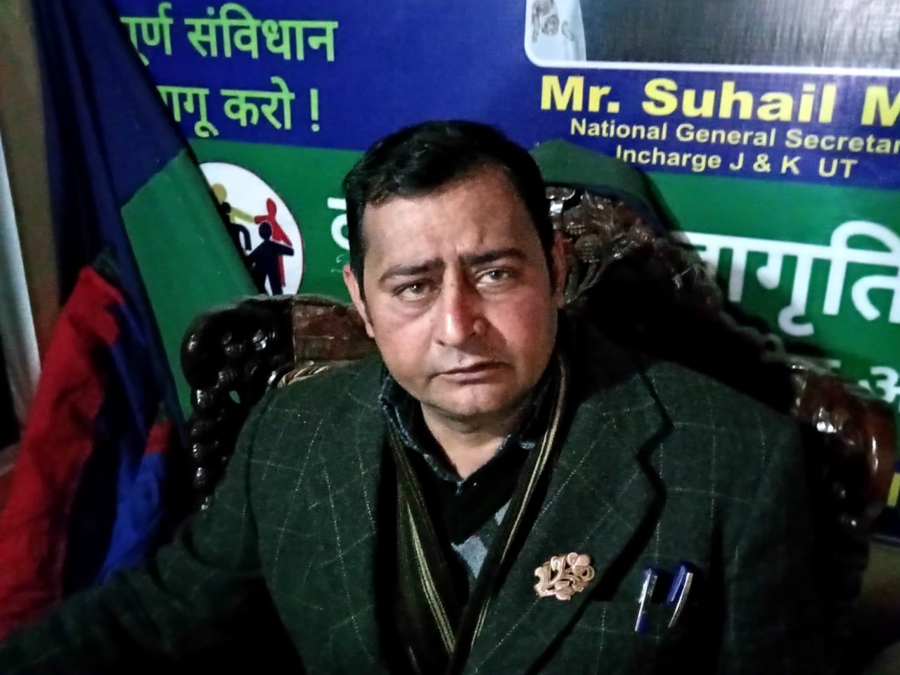 Suhail Mir appeals Div. Com Kashmir to order restoration of road links in remote areas, ensure availability of essentials