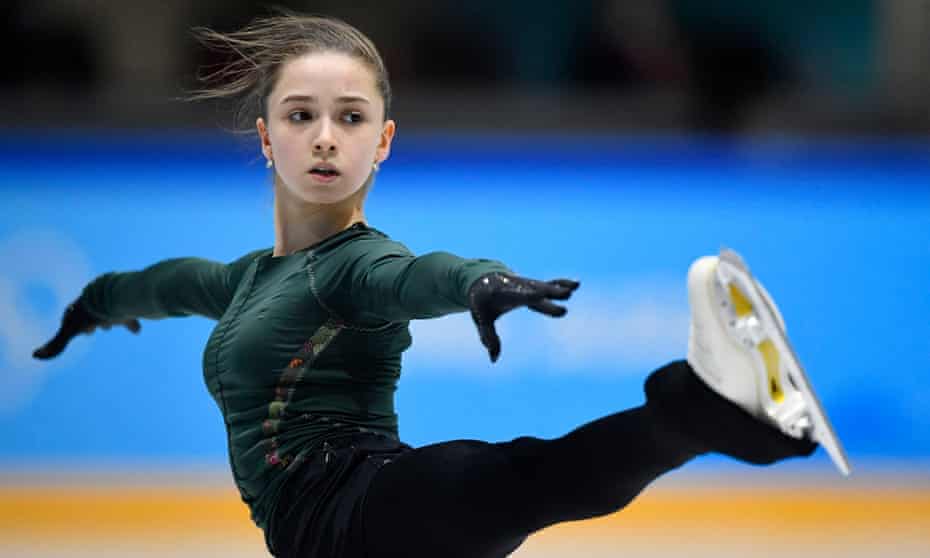 Valieva trained in Beijing despite doping row