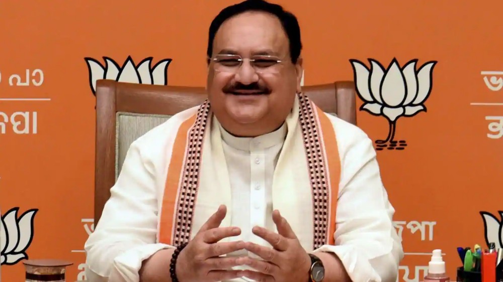 Nadda fumes against AAP, Congress