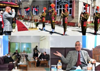 Justice Javed Iqbal Wani takes stock of infrastructure for district judiciary in Ganderbal