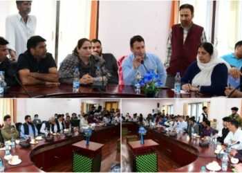 Nuzhat Ishfaq chairs public hearing camp at Manasbal