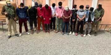 13 arrested for sloganeering during prayers