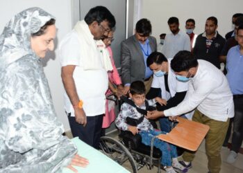 Union MoS Social Justice visits CRC Bemina
