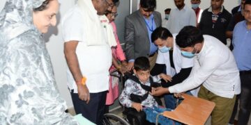 Union MoS Social Justice visits CRC Bemina