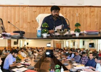 District Coordination Committee meeting held in Ganderbal