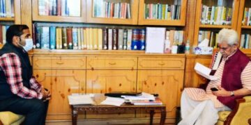 President of ACA & SKLCWS Mr.Tariq Ahmad Shera called on Hon’ble Lieutanent Governor J&K UT