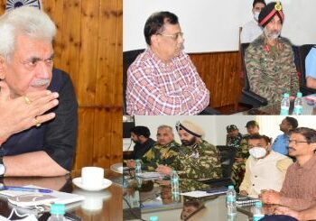 Cloudburst At Cave Shrine: LG Review Rescue, Relief Operation  