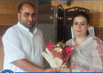 Mohammad Ashraf Palpori calls on Sports Council Secretary Nuzhat Gul