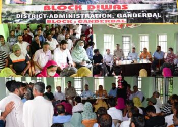 Addl. Distrct Development Commissioner Ganderbal listens issues of PRIs, Locals of Block Ganderbal