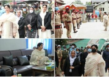 Justice Moksha Khajuria Kazmi visits Ganderbal, inspects judicial work, takes stock of judiciary infrastructure