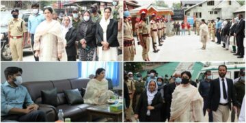 Justice Moksha Khajuria Kazmi visits Ganderbal, inspects judicial work, takes stock of judiciary infrastructure