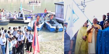 Urs of Syed Qamar-ud-Din Bukhari (RA: Sinha flags off fleet of boats, shikaras