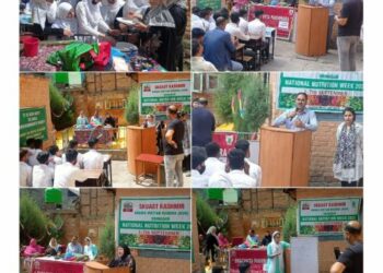 KVK Srinagar organizes awareness programme on Food and Nutrition at BHSS GG MOHALLA