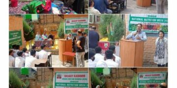 KVK Srinagar organizes awareness programme on Food and Nutrition at BHSS GG MOHALLA