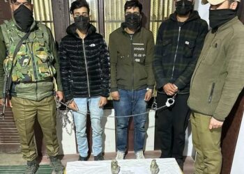  3 LeT ‘Hybrid’ Militants Arrested In Srinagar: Police